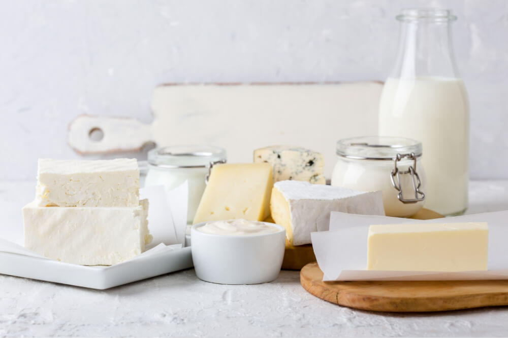 food testing dairy products, cheese and milk