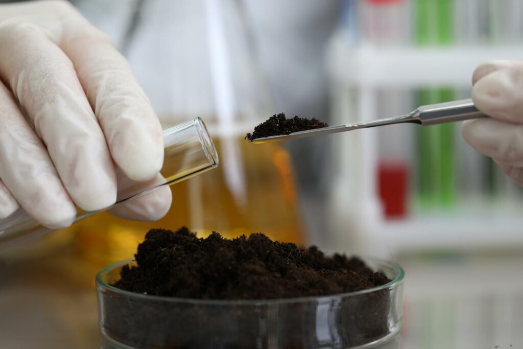 biosolid and compost testing lab
